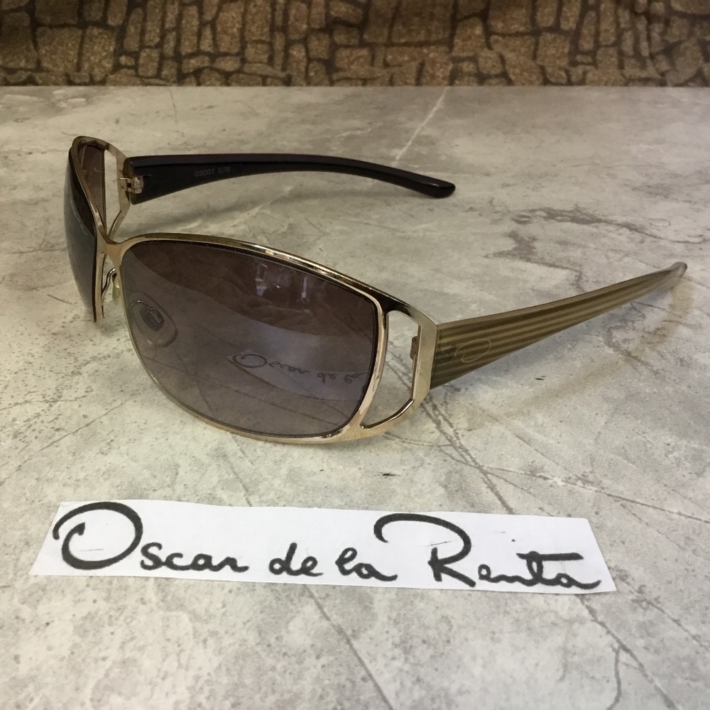Oscar de la Renta women’s wired framed sunglasses - Picture 2 of 5